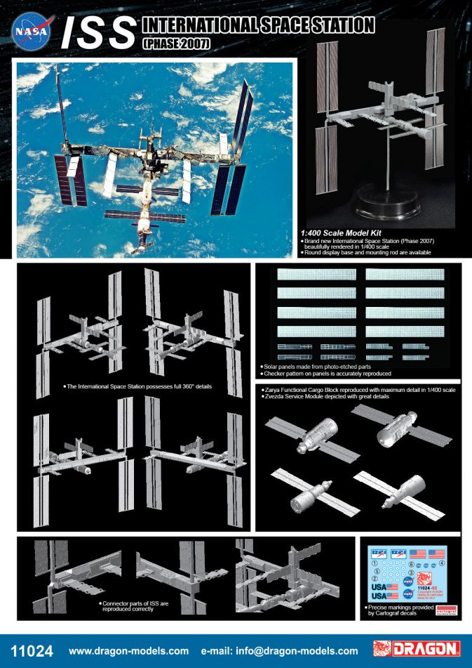 Dragon - 11024 - International Space Station - 1:400