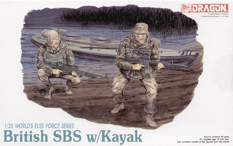 British SBS with Kayak - Dragon - DN3023 - 1:35
