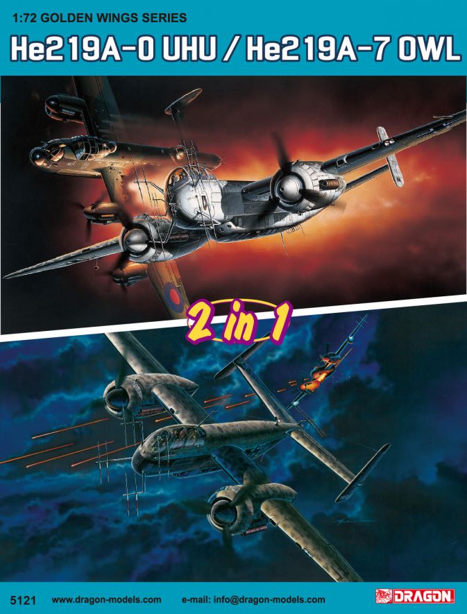 Dragon - 5121 - Heinkel He-219A-0/A-7 UHU - 1:72