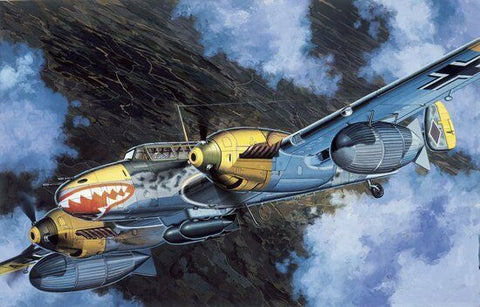 Dragon - 5555 - Messerschmitt Bf-110D-3 Zerstorer - 1:48
