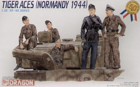 Dragon - 6028 - Pz.Kpfw.VI Tiger tank crew Normandy 1944 - 1:35