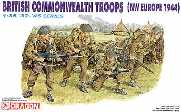 Dragon - 6055 - Commonwealth Troops North Western Europe 1944 - 1:35