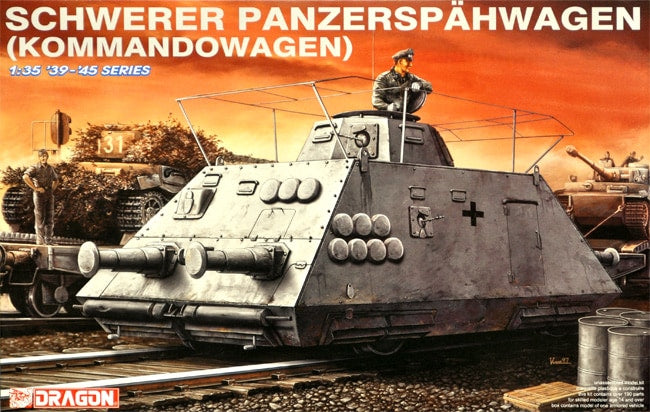 Dragon - 6071 - Schwerer Panzerspahwagen Kommandwagen - 1:35