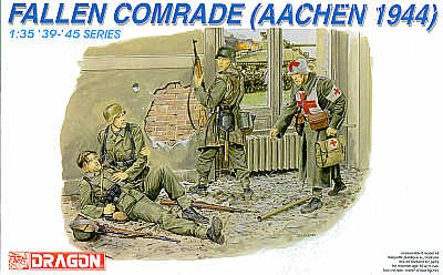 Fallen Comrade (Aachen 1944) German infantry (WWII) - 1:35 - Dragon - 6119