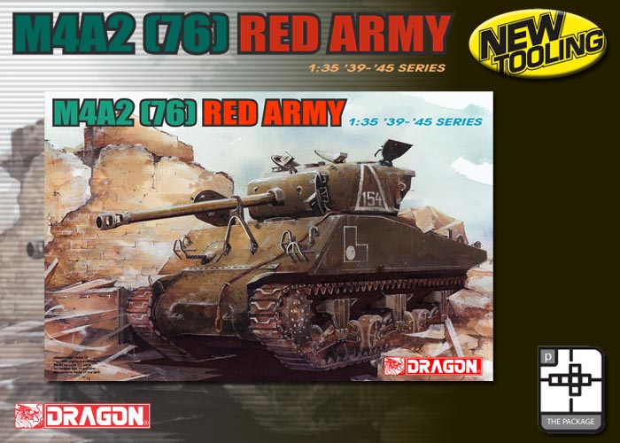 Dragon - 6188 - M4A2 Sherman (76) Red Army - 1:35