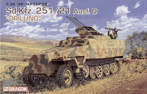 Dragon - DN6217 - German Sd.Kfz.251/21 Ausf.D Drilling - 1:35