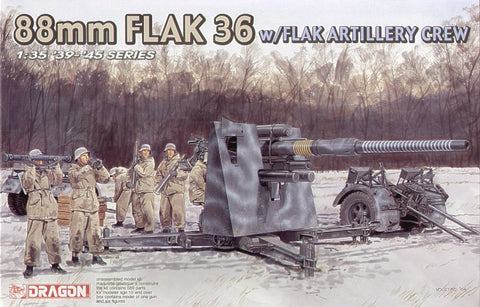Dragon - 6260 - 88mm Flak 36 with artillery crew - 1:35