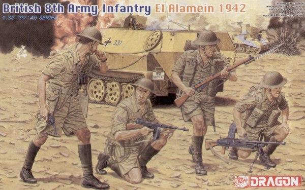 Dragon - 6390 - British 8th Army Infantry El Alamein 1942 (WWII) - 1:35