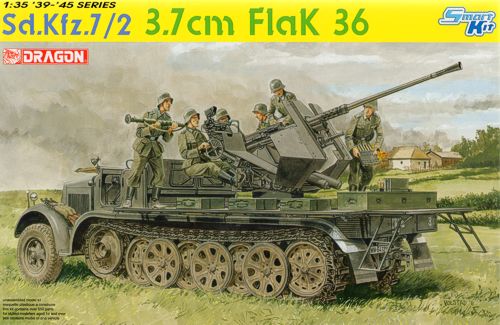Dragon - 6541 - Sd.Kfz.7/2 3.7cm Flak 36 - 1:35