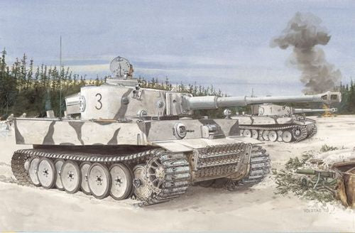 Dragon - 6600 - Pz.Kpfw.VI Ausf.E Tiger 1 Initial Production s.Pz.Abt 502 Mishkino 1943 - 1:35