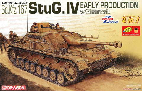 Dragon - 6615 - Sd.Kfz 167 StuG.IV Early Production with Zimmerit - 1:35