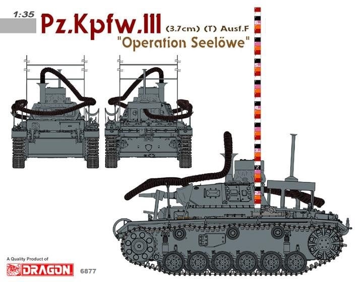 Dragon - 6877 - Pz.Kpfw.III Ausf.F - 1:35