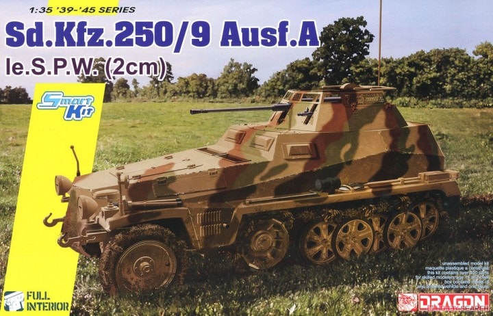 Dragon - 6882 - German Sd.Kfz.250/9 Ausf.A le.S.P.W. - 1:35