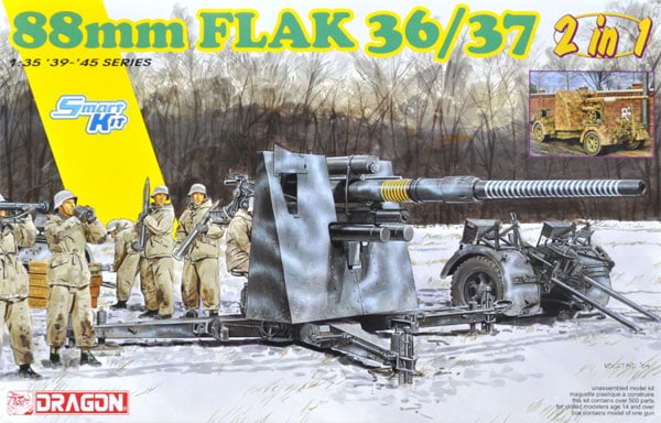 Dragon - 6923 - 88mm Flak 36/37 2 in 1 - 1:35