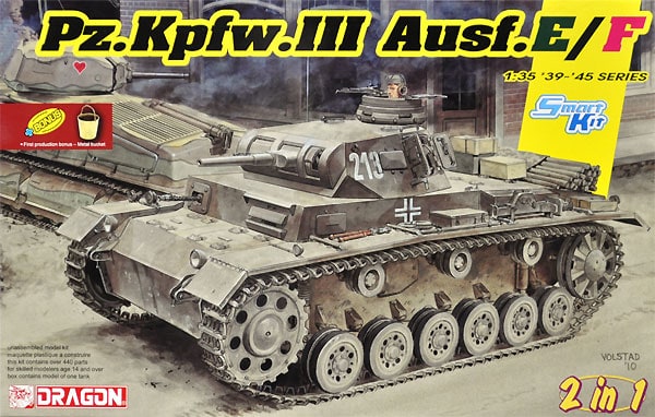 Dragon - 6944 - Pz.Kpfw.III Ausf.E/Ausf.F - 1:35