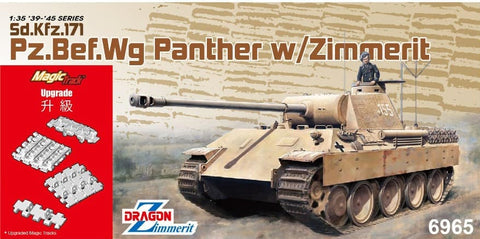 Dragon - 6965 - P.zBef.Wg Panzer with Zimmerit - 1:35