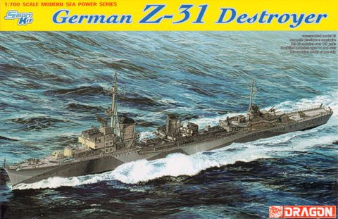 German Z31 destroyer - 1:700 - Dragon - 7126 - @