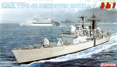 H.M.S. Type 42 Destroyer - 1:700 - Dragon - 7152