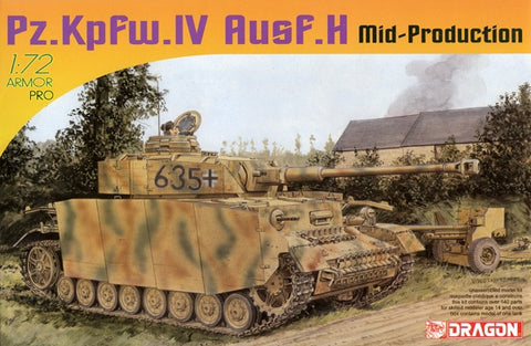 Pz.Kpfw.IV Ausf.H mid production with A side armour - 1:72 - Dragon - 7279 - @