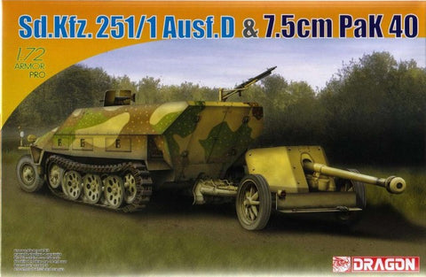Dragon - DN7369 - Sd.Kfz.251 Ausf.D & 7.5cm PAK 40 - 1:72