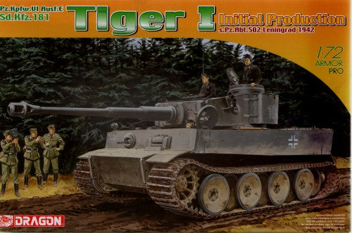 Pz.Kpfw.VI Ausf.E Tiger 1 Sd.Kfz.181 Initial Production - 1:72 - Dragon - 7370