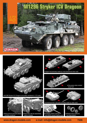 Dragon - 7686 - M1026 Stryker ICV Dragoon - 1:72