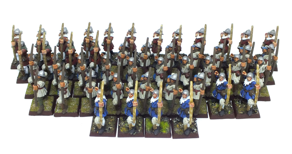 Bretonnian Bowmen painted - 28mm - Warhammer Fantasy