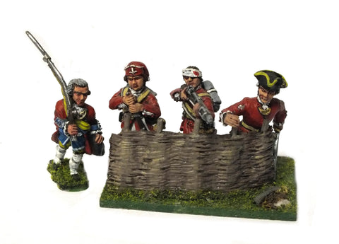 British infantry (French Indian Wars) - 28mm