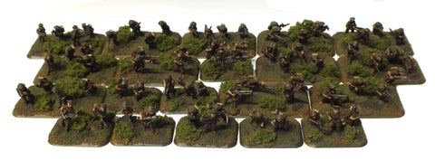 British infantry x 68 (WWII) - 15mm - Flames of war - PAINTED
