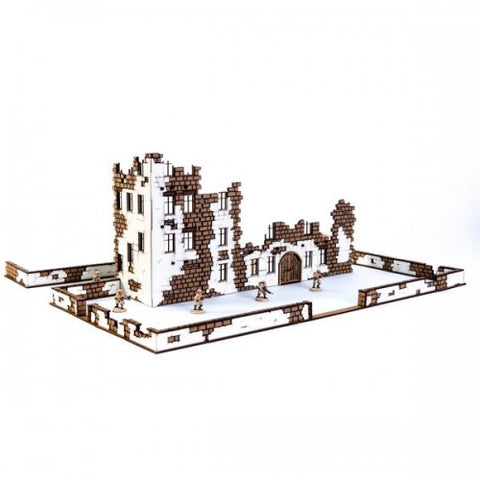 North African City Ruins and Walls Set - 4GROUND - 28S-MET-S3 - @