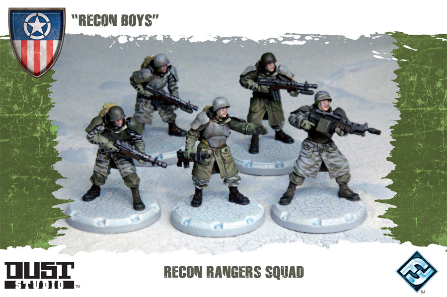 Dust Studio - Recon Boys - Recon Rangers squad - 28mm - @