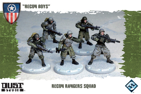 Recon Rangers squad - 28mm - Dust Studio - Recon Boys