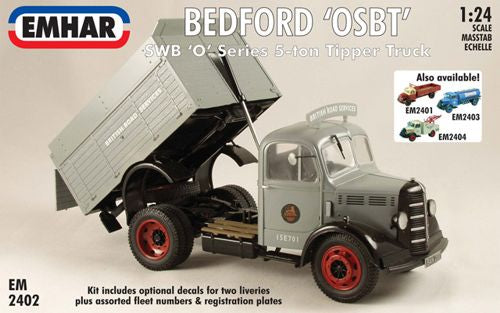 Emhar - 2402 - Bedford 'O' Series Short Wheel Base Tipper - 1:24