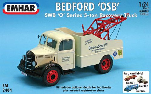 Bedford O Series SWB Recovery Truck - 1:24 - Emhar - 2404 - @