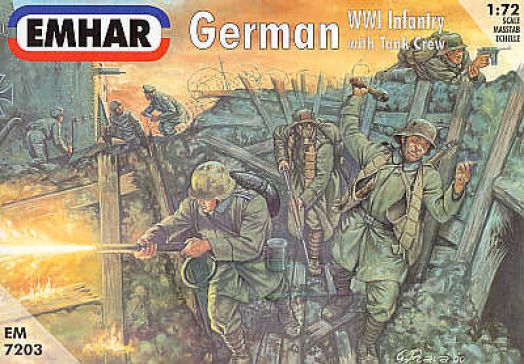 Emhar - 7203 - German (WWI) infantry and Tank Crew - 1:72