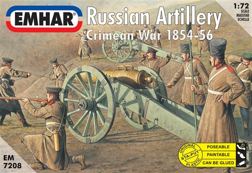 Emhar - 7208 - Russian Artillery crimean war 1854-56 - 1:72