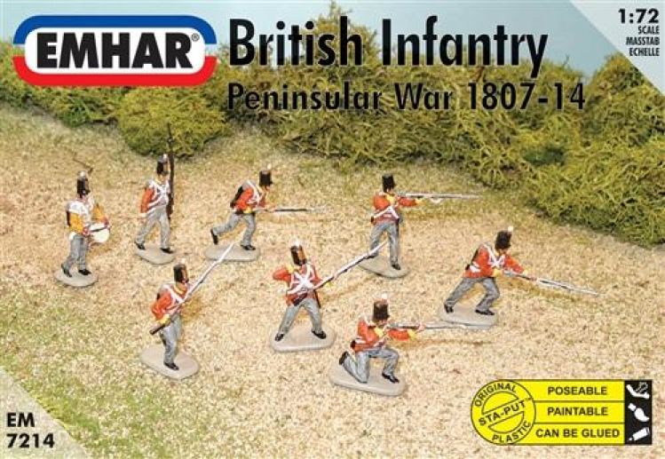 Emhar - 7214 - British Infantry Peninsular War - Napoleonic - 1:72 - @
