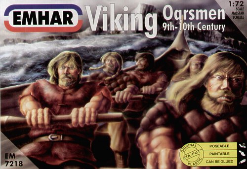 Viking Oarsmen (32 Figures) - 1:72 - Emhar - 7218
