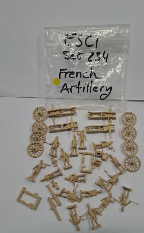 Esci set 234 - French Artillery - 1/72 used