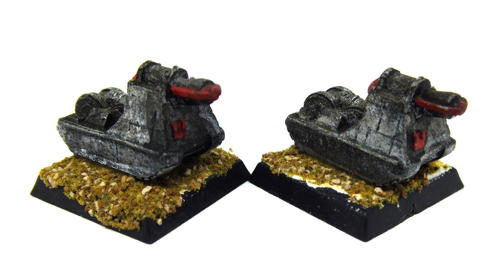 Imperial Guard Hellhound Flame Tanks x2 (Painted) - 6mm - Epic