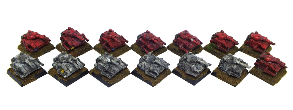 Ork Predator Tank (painted) - 6mm - Epic - PAINTED