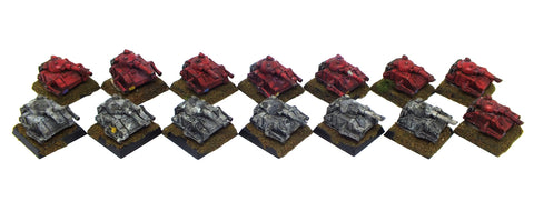 Ork Predator Tank (painted) - 6mm - Epic - PAINTED