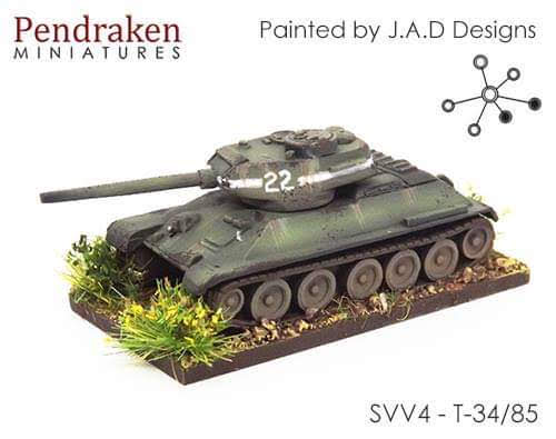 Pendraken SVV4 - Russian Tank T-34/85 (WWII) - 10mm