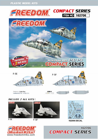 Freedom Models 162706 - Northrop F-5E & F-5F 7th FTW 40th Anniversary ROCAF - No scale