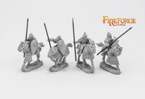 Fireforge Games - FFG148 - Deus Vult - Senior Druzhina Lancers - 28mm