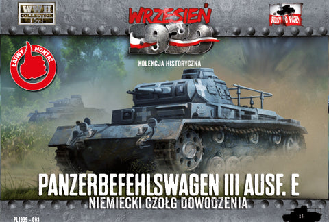 Panzerbefehlswagen III Ausf.E Command Tank - 1:72 - First to Fight - 063 - @