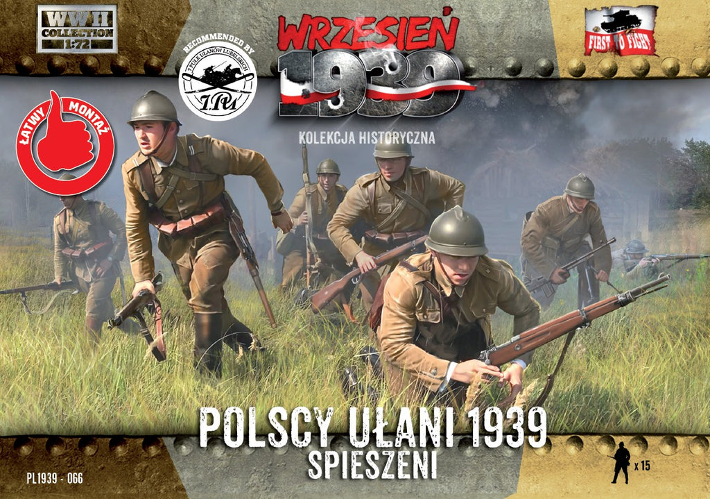 First to Fight - 066 - Polish Uhlans on foot 1939 (WWII) - 1:72