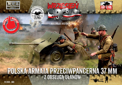 First to Fight - 069 - Bofors 37mm Anti-Tank Gun with Uhlans Crew - 1:72