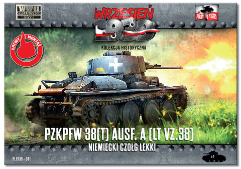 First to Fight - 081 - Pz.Kpfw 38(t) Ausf.A German light tank - 1:72