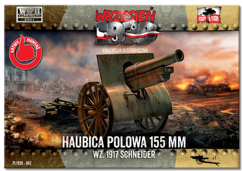 155mm Howitzer field wz. 1917 Schneider - 1:72 - First To Fight - 082 - @